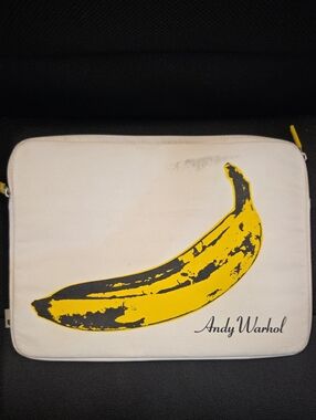 Andy Warhol Iconic Banana Art Incase White Laptop Sleeve (13.5 inches)